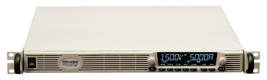 New 1U high 7,500W programmable power supply series offers models from 0-20V 375A to 0-1,500V 5A